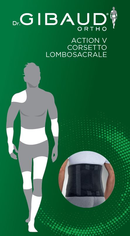 CORSETTO LOMBOSACRALE GIBAUD ORTHO ACTION V 5 - Farmapre