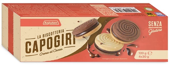 AGLUTEN CAPOGIRI CREMA CACAO 120 G - Farmapre