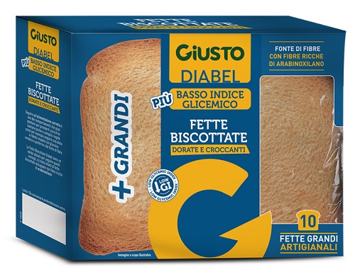 GIUSTO DIABEL FETTE BISCOTTATE 150 G NUOVA RICETTA - Farmapre