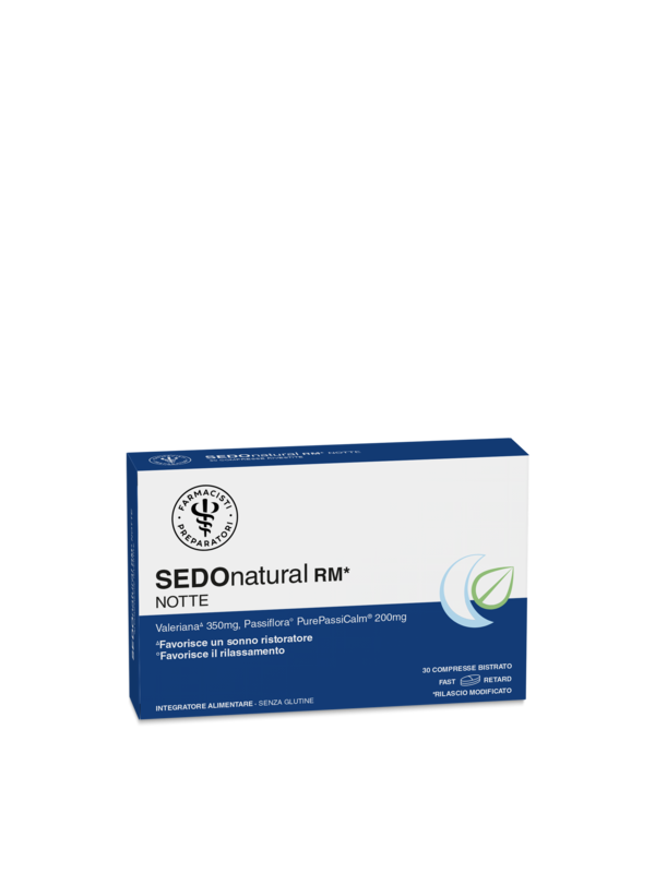 LFP SEDONATURAL RM NOTTE 30 COMPRESSE RIVESTITE CON EDULCORANTE SENZA GLUTINE - Farmapre