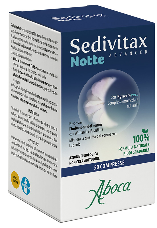 SEDIVITAX NOTTE ADVANCED 50 COMPRESSE - Farmapre