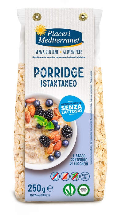 PIACERI MEDITERRANEI PORRIDGE 250 G - Farmapre
