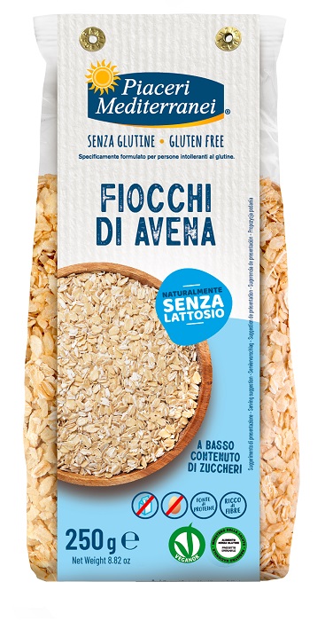 PIACERI MEDITERRANEI FIOCCHI AVENA 250 G - Farmapre