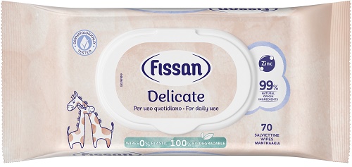 FISSAN SALVIETTE DELICATE NEW 70 PEZZI - Farmapre