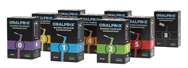 ORALPROX SCOVOLINO BLISTER 6 PEZZI MISURA 1 - Farmapre