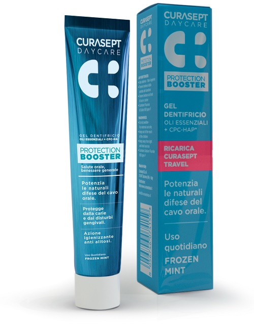 CURASEPT DENTIFRICIO DAYCARE PROTEZIONE BOOSTER FROZEN MINT 20 ML - Farmapre
