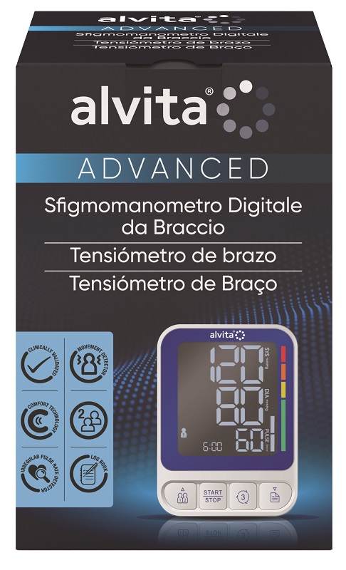 SFIGMOMANOMETRO DIGITALE DA BRACCIO ALVITA ADVANCED - Farmapre