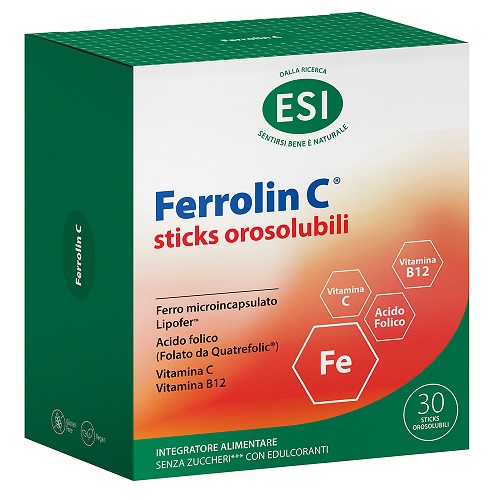 ESI FERROLIN C 30 STICK OROSOLUBILI - Farmapre