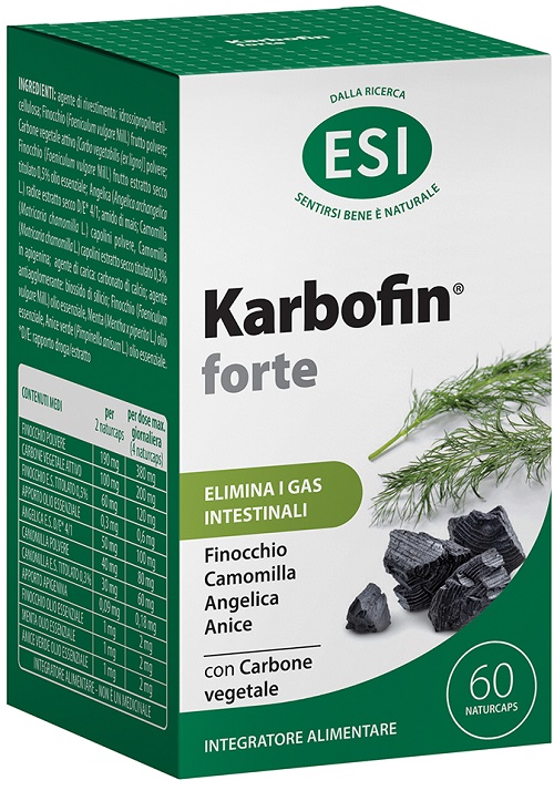 ESI KARBOFIN FORTE 60 NATURCAPS - Farmapre