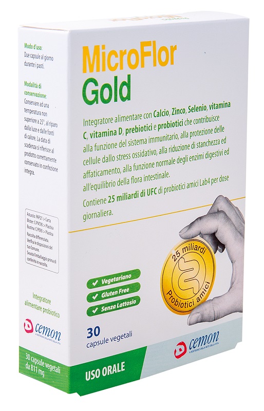 MICROFLOR GOLD 30 CAPSULE - Farmapre