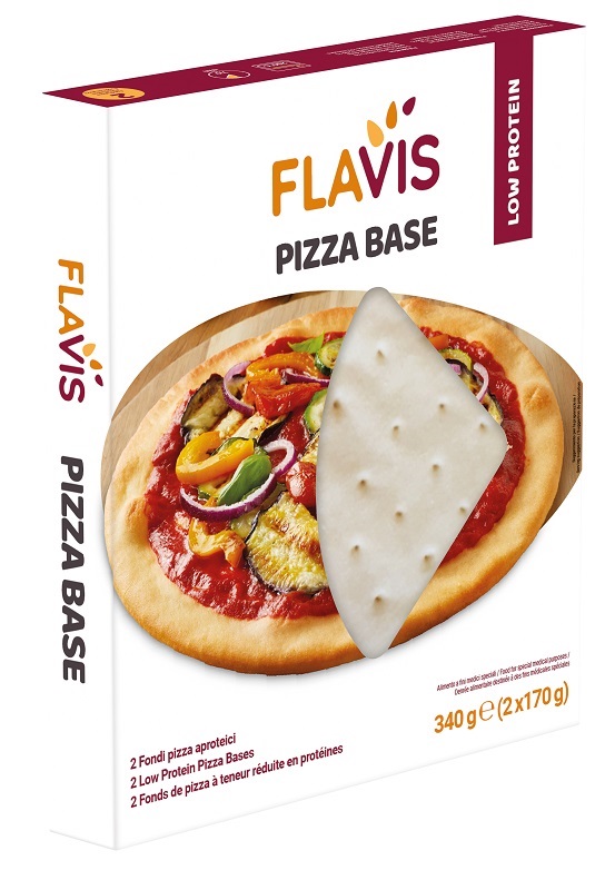 FLAVIS PIZZA BASE 2 FONDI PIZZA APROTEICI DA 170 G - Farmapre