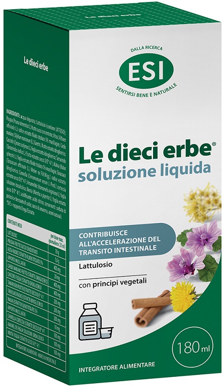 ESI LE DIECI ERBE SOLUZIONE LIQUIDA 180 ML - Farmapre