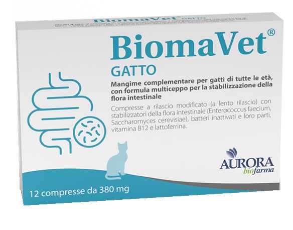 BIOMAVET GATTO 380MG 12 COMPRESSE - Farmapre
