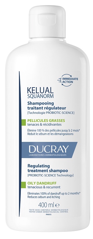 KELUAL SQUANORM SHAMPOO TRATTANTE REGOLATORE FORFORA GRASSA 400 ML - Farmapre