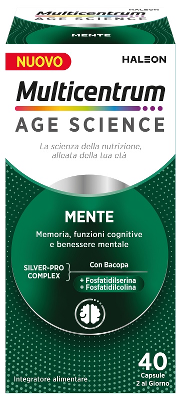 MULTICENTRUM AGE SCIENCE MENTE 40 CAPSULE - Farmapre