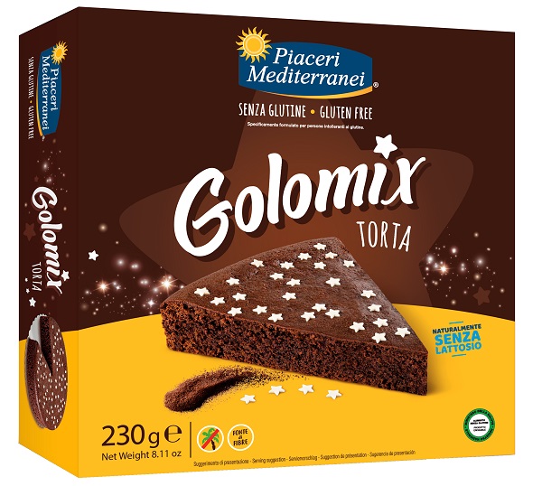 PIACERI MEDITERRANEI GOLOMIX TORTA 230 G - Farmapre