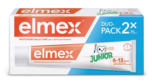 ELMEX JUNIOR DENTIFRICIO 75 ML DUOPACK - Farmapre
