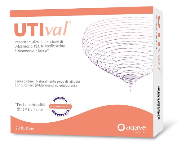 UTIVAL 28 BUSTINE NATURALMENTE PRIVO DI LATTOSIO CON ZUCCHERO D-MANNOSIO ED EDULCORANTE FORMULA BREVETTATA N. 102021000021134 - Farmapre