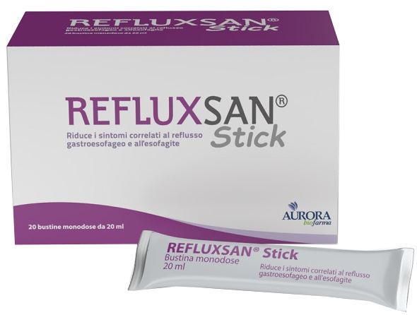 REFLUXSAN STICK 20 BUSTINE MONODOSE DA 20 ML SENZA GLUTINE SENZA LATTOSIO - Farmapre