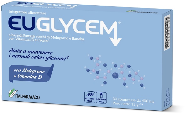 EUGLYCEM 30 COMPRESSE DA 400 MG SENZA GLUTINE SENZA LATTOSIO - Farmapre