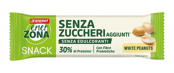 ENERZONA SNACK ARACHIDI COPERTURA BIANCA AL LATTE SENZA ZUCCHERI AGGIUNTI 33 G - Farmapre