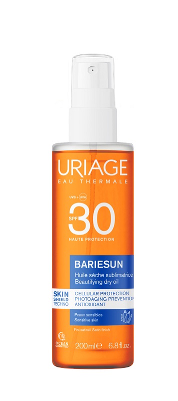 URIAGE EAU THERMALE BARIESUN SPF30 HUILE SECHE SUBLIMATRICE 200 ML - Farmapre