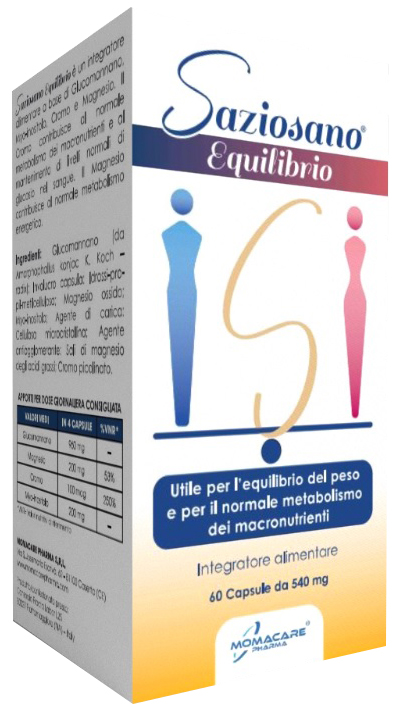 SAZIOSANO EQUILIBRIO 60 CAPSULE DA 540 MG - Farmapre