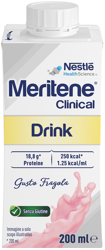 MERITENE CLINICAL DRINK FRAGOLA 200 ML - Farmapre
