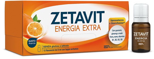 ZETAVIT ENERGIA EXTRA 12 FLACONCINI 8 ML - Farmapre
