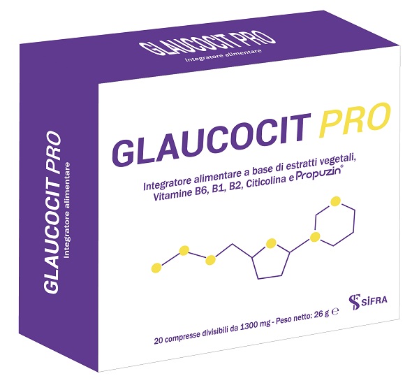GLAUCOCIT PRO 20 COMPRESSE DIVISIBILI DA 1300 MG - Farmapre