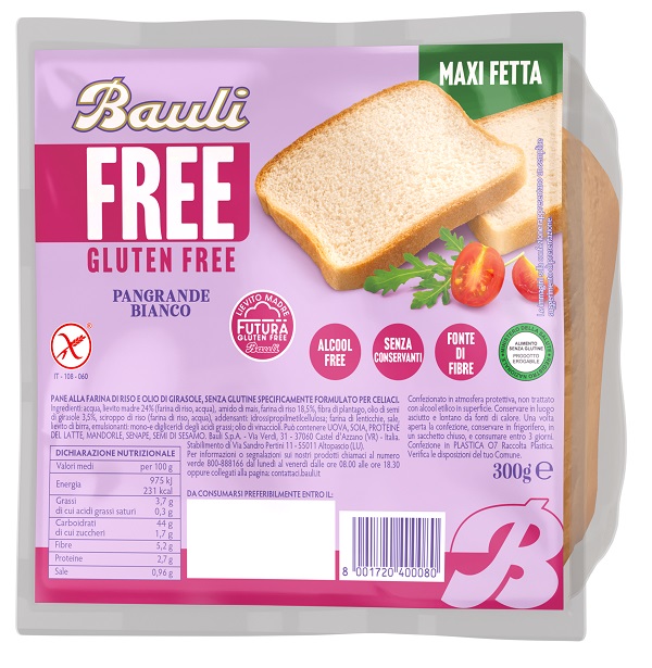 BAULI FREE PANGRANDE BIANCO 300 G - Farmapre