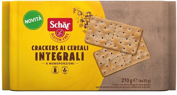 SCHAR CRACKERS CEREALI INTEGRALI 6 PEZZI DA 35 G - Farmapre