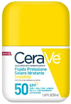 CERAVE FLUIDO PROTEZIONE SOLARE IDRATANTE INVISIBILE SPF50 50 ML - Farmapre