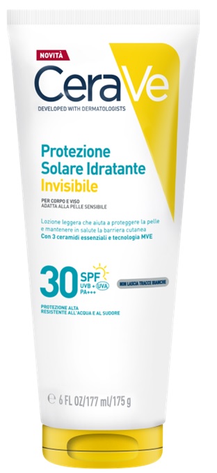 CERAVE PROTEZIONE SOLARE IDRATANTE INVISIBILE SPF30 177 ML - Farmapre