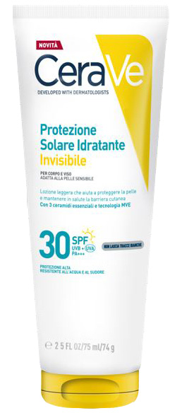 CERAVE PROTEZIONE SOLARE IDRATANTE INVISIBILE SPF30 75 ML - Farmapre