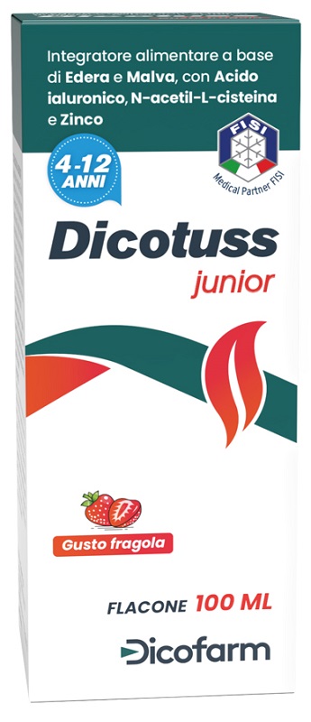 DICOTUSS JUNIOR GUSTO FRAGOLA 100 ML - Farmapre