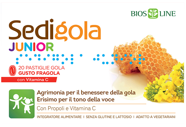 APIX PROPOLI SEDIGOLA JUNIOR FRAGOLA 20 PASTIGLIE - Farmapre