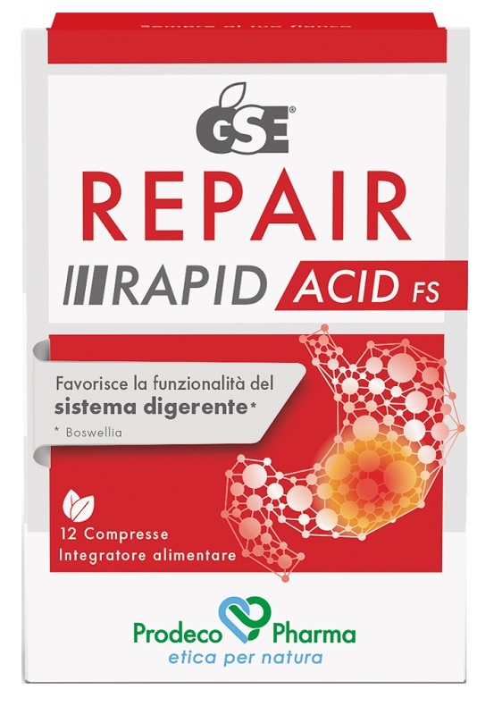 GSE REPAIR RAPID ACID FS 12 COMPRESSE - Farmapre