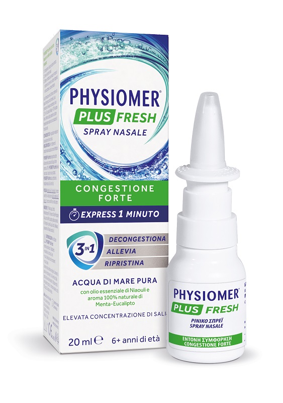 SPRAY NASALE PHYSIOMER PLUS FRESH 20 ML - Farmapre