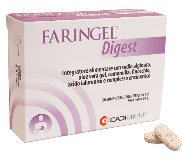FARINGEL DIGEST 20 COMPRESSE DEGLUTIBILI - Farmapre