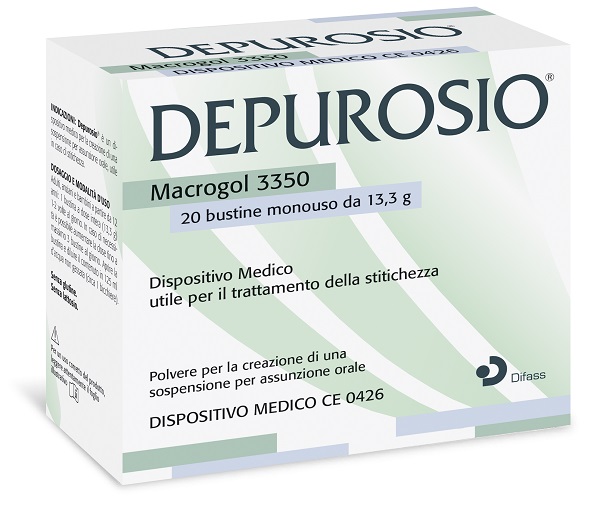 DEPUROSIO 20 BUSTINE DA 13,3 G SENZA GLUTINE SENZA LATTOSIO - Farmapre