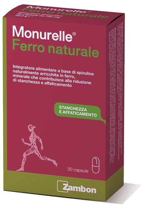 MONURELLE FERRO NATURALE 30 CAPSULE - Farmapre