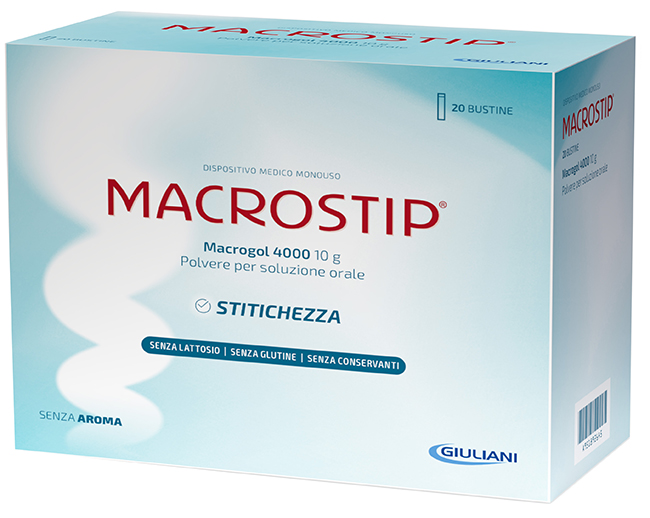 MACROSTIP 20 BUSTINE 10 G SENZA GLUTINE SENZA LATTOSIO - Farmapre