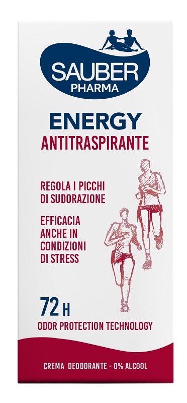 SAUBER DEO 72H ENERGY ANTITRASPIRANTE CREMA 35 ML - Farmapre