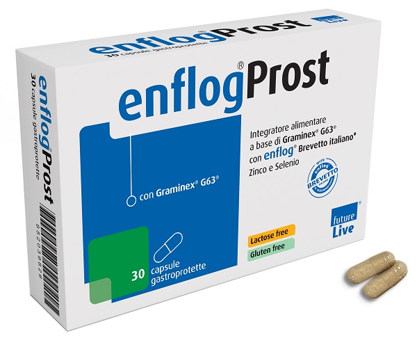 ENFLOGPROST 30 CAPSULE GASTROPROTETTE SENZA GLUTINE NATURALMENTE PRIVO DI LATTOSIO - Farmapre
