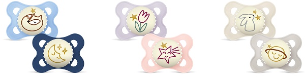 MAM SUCCHIETTO ORIGINAL NIGHT 2-6 MESI SILICONE 2 PEZZI - Farmapre