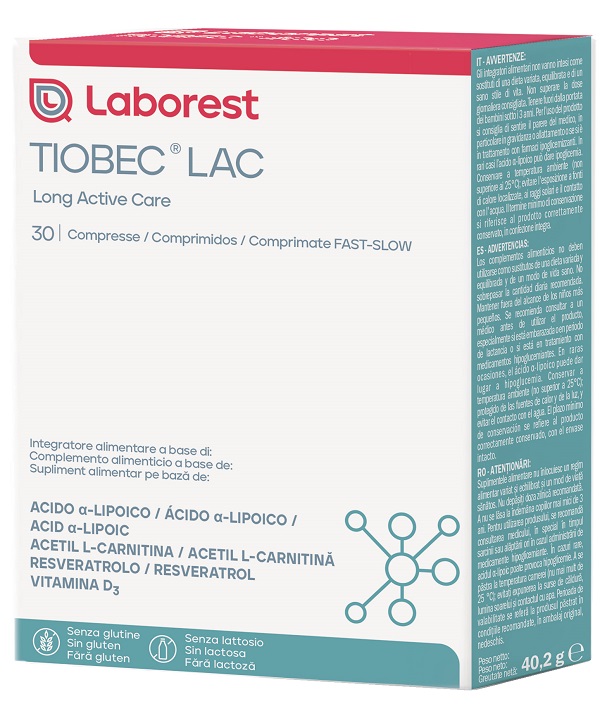 TIOBEC LAC 30 COMPRESSE - Farmapre