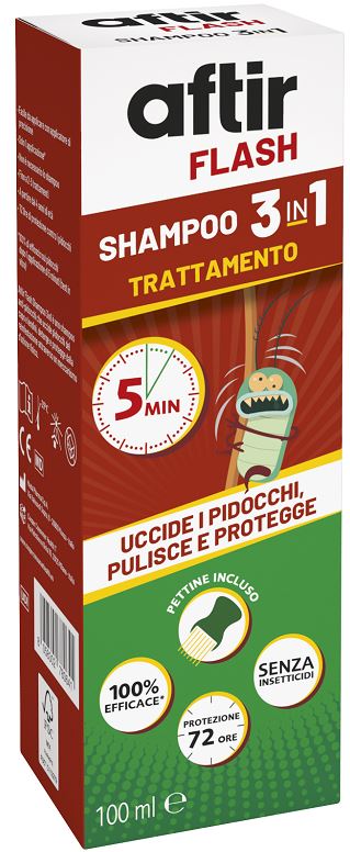 AFTIR FLASH SHAMPOO 3 IN 1 100 ML - Farmapre