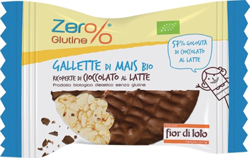 ZER% GLUTINE GALLETTE MAIS RICOPERTE DI CIOCCOLATO AL LATTE BIO 32 G - Farmapre
