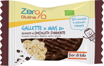 ZER% GLUTINE GALLETTE MAIS RICOPERTE CIOCCOLATO FONDENTE BIO 32 G - Farmapre